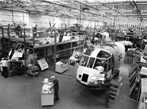 Westland Sea King production at Yeovil Somerset