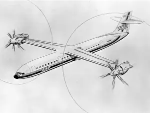Seating Prints: Westland WE-02 large tilt-rotor concept