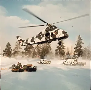 Exercises Prints: Westland Wessex HC2, XV721, of No38 Group during winter ?