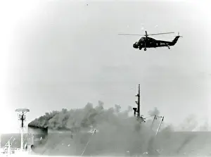 Wessex Prints: A Westland Wessex from HMS Fearless goes to the aid of t?