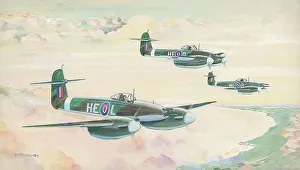 Bannister Prints: Westland Whirlwinds, WWII aircraft