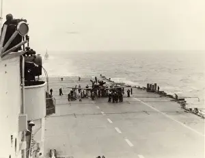 Wyvern Prints: Westland Wyvern after landing on deck