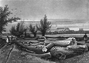 Millbank Prints: Westminster in 1808