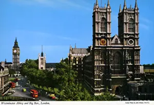 Westminster Abbey and Big Ben, London