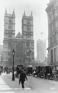 Streetscape Prints: Westminster Abbey in Historical London