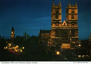 Nagele Prints: Westminster Abbey and Parliament Square, London