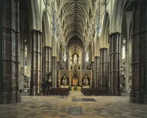 Englishwomen Prints: Westminster Abbey. UNITED KINGDOM. London. Westminster
