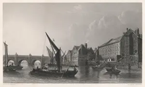 1745 Prints: Westminster Bridge 1745