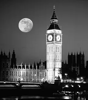 Images Dated 30th October 2019: Westminster fantasy Created in the photographers darkroom