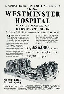Opening Collection: Westminster Hospital opening April 1939