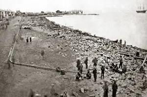 Westward Prints: Westward view of Kobe, Japan, 1870s
