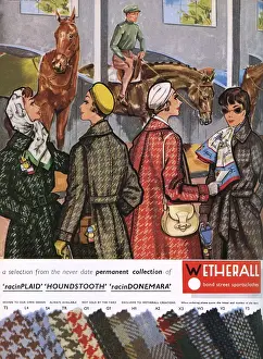 Houndstooth Prints: Wetherall advertisement 1959