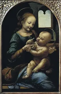 Madonna Prints: WEYDEN, Rogier van der (1400-1464); LEONARDO