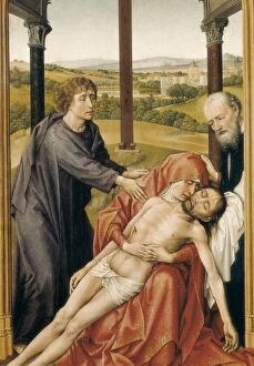 Altar Piece Gallery: WEYDEN, Rogier van der (1400-1464). Trytich