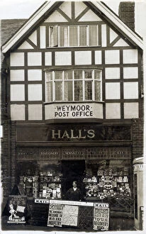 Shopkeeper Collection: Weymoor Post Office and Hall's Newsagents Shop