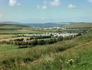 Weymouth Prints: Weymouth Bay from Preston, Weymouth