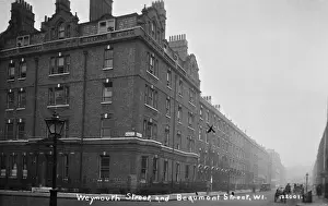 Beaumont Prints: Weymouth Street and Beaumont Street, London W1