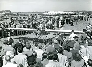Wg Cdr J. A. Kent in the cockpit of the Deperdussin of 19?