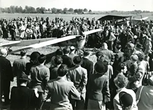 Wg Cdr J. A. Kent in the cockpit of the Deperdussin of 19?