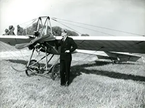 Waltham Prints: Wg Cdr J. A. Kent with the Deperdussin of 1910, belonging?