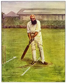 WG Grace. Cricketer