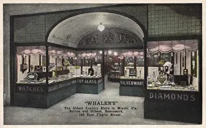 Florida Prints: Whalers jewellery store, Miami, Florida, USA