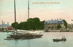 Broad Prints: Wherry Hotel, Oulton Broad, Lowestoft, Suffolk, England