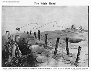 Anzac Gallery: The Whip Hand, by Bairnsfather