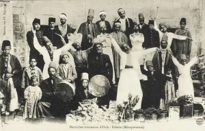 Seeker Prints: Whirling Dervishes with instruments - Urfa