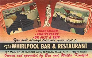 Waterfall Prints: Whirlpool Bar, Niagara Falls, New York State, USA