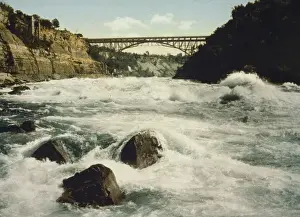 Rapids Prints: Whirlpool Rapids and Lower Steel Arch Bridge, Niagara Falls