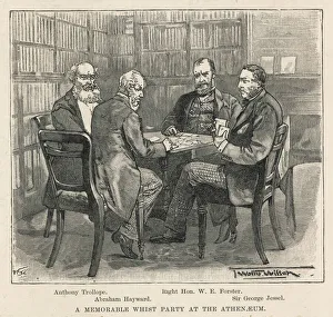 Forster Collection: Whist Party at Athenaeum
