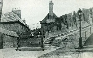 Grade Prints: The Whitby 199 steps - Whitby, North Yorkshire, England
