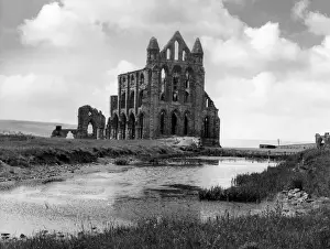Whitby Abbey, Yorkshire, England. King Edwin built a small church here c. 630. St