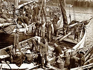 Whitby fishermen early 1900's