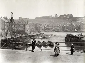 Dock Prints: Whitby Harbour, Yorkshire