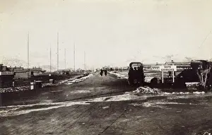 Pakistan Prints: White Barracks, Quetta, Balochistan, British India