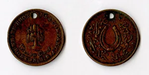 Coinage Prints: White Brothers & Company bronze coin