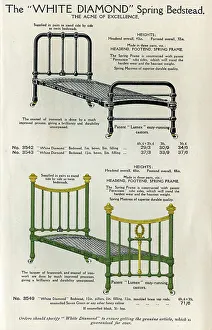 Unattributed Prints: The White Diamond Bedstead No. 1