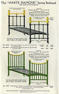 Unattributed Prints: The White Diamond Bedstead No. 2