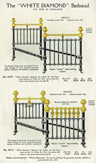 Unattributed Prints: The White Diamond Bedstead No. 4