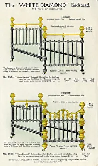 Unattributed Prints: The White Diamond Bedstead No. 5