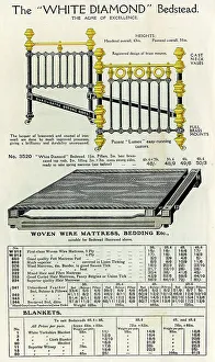Unattributed Prints: The White Diamond Bedstead No. 6