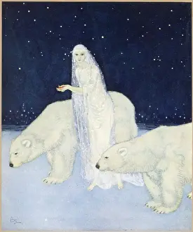 Romania Prints: Everything about her was white