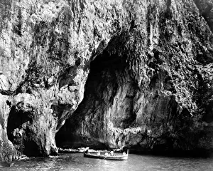 Capri Prints: White Grotto, Capri, Italy