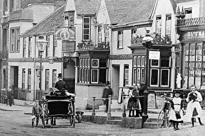 Dorking Prints: White Horse Inn, Dorking, Victorian period
