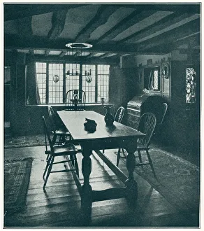 Restorations Prints: The White House, Great Chart, Kent, Interior
