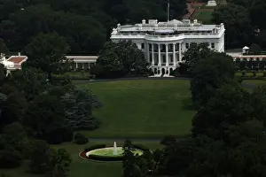 Neoclassicism Prints: The White House. Washington D. C. United States