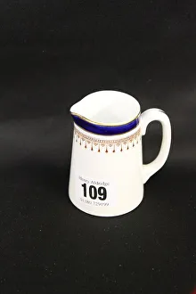 Cobalt Prints: White Star Line - blue, white and gilt milk jug
