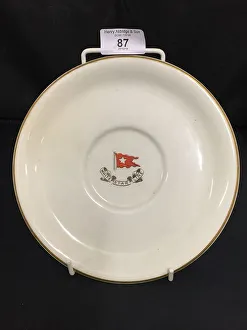 White Star Line - bouillon plate with logo